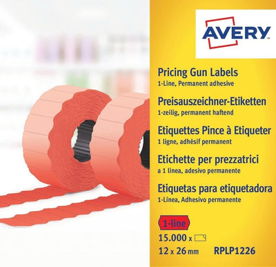 Avery Label Precio Red Zweckform RPLP1226 15.000 Labels — image 1