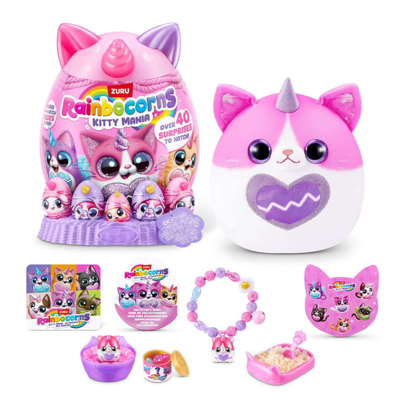 Zuru Rainbocorns - Eggzania Kitty Mania, Figure Toy Artículos Surtidos, Figure 92125