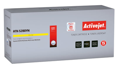 Activejet Toner ATK-5280YN (reemplazo Kyocera TK-5280Y - Supreme - 11000 - Yellow — image 1