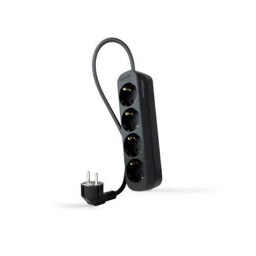 Nanocable Power Strip 4 Sockets - 1.4M - Black — image 1