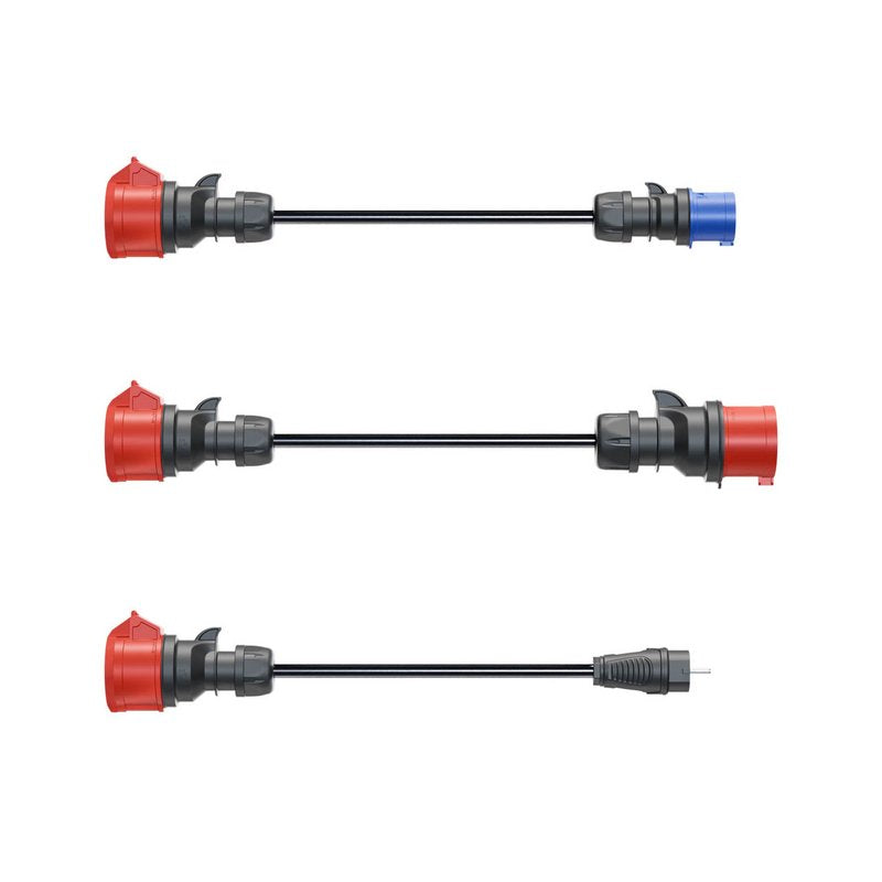 Set Of Adaptadores Go- And Gemini Flex 11KW, Set Of 3 Pieces Black 30CM) CH-04-33