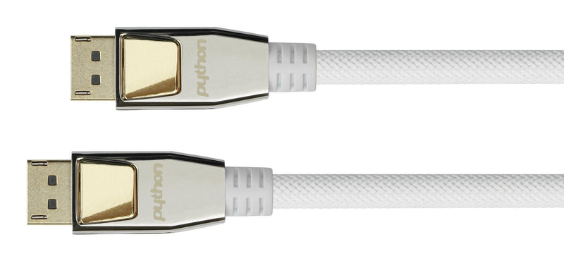 Python DP1.2 Cable Activo 4K2K Mesh Nailon White 10M
