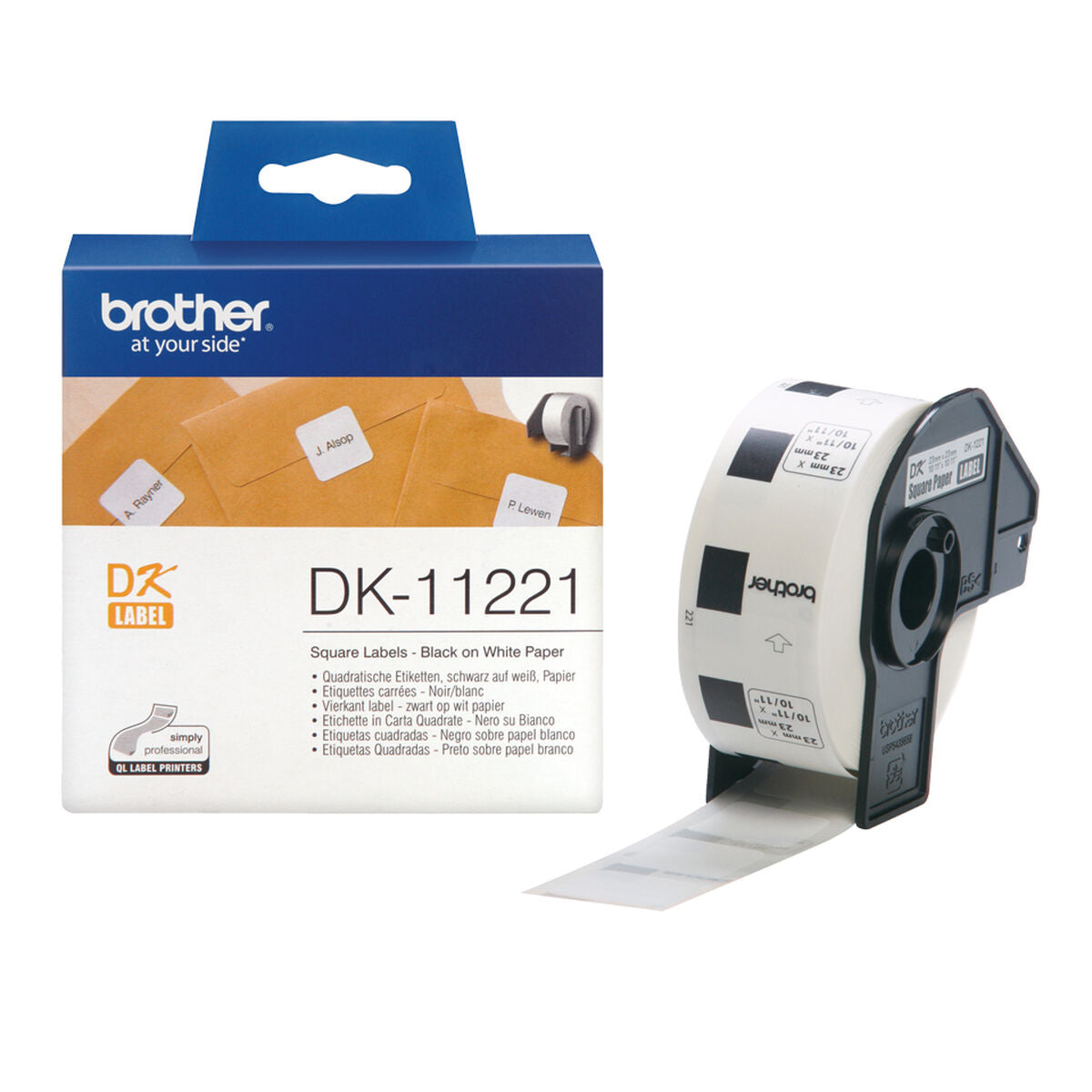 Brother Printer Labels Brother Dk11221 White