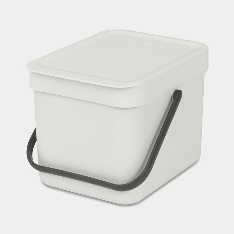 Brabantia Sort & Go Abfallbehäl. Light Grey 6 L
