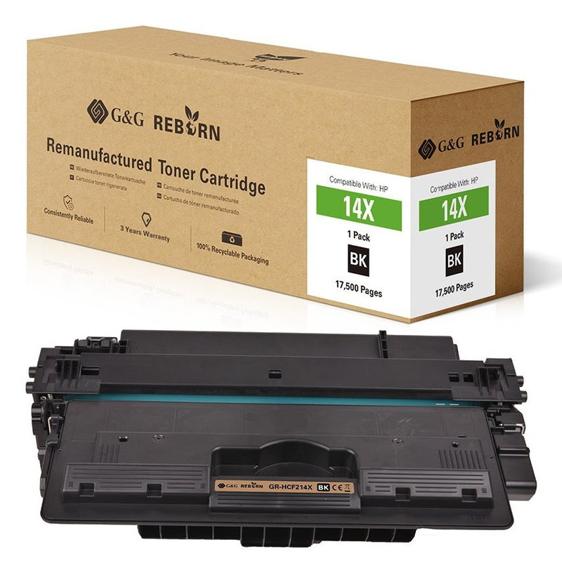 G&g Reborn-toner Compatible With HP 14X / CF214X