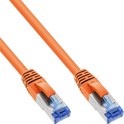 Inline Network Cable S/FTP Pimf CAT.6A Libre Halógenos 500MHZ Orange 0.25M — image 1