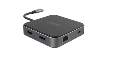 Acer 7 In 1 USB4 8K Multi Display Hub HDMI + DP + 2XUSB3.2 + USB C + RJ45 + 3.5MM Audio Port — image 1