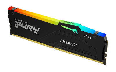 Kingston RAM 16GB DDR5-5600MT/S CL40 DIMM Mem Fury Beast Black RGB — image 1
