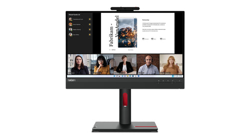 Lenovo Thinkcentre Tiny-in-one 22 Gen 5 Monitor LED 22 (21.5 Visible) Touchscreen 4 Ms HDMI DisplayPort Speake — image 1