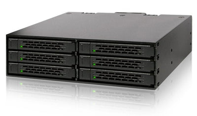 Icy Dock MB996SP-6SB Panel Bahía Hard Drive Black — image 1