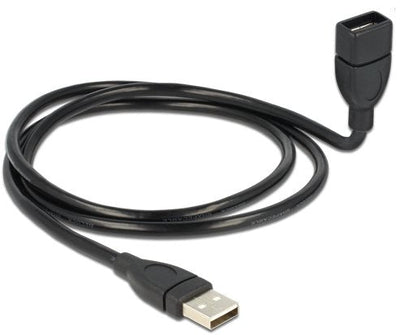 Delock USB 2.0-A Male Female Shapecable 100CM — image 1