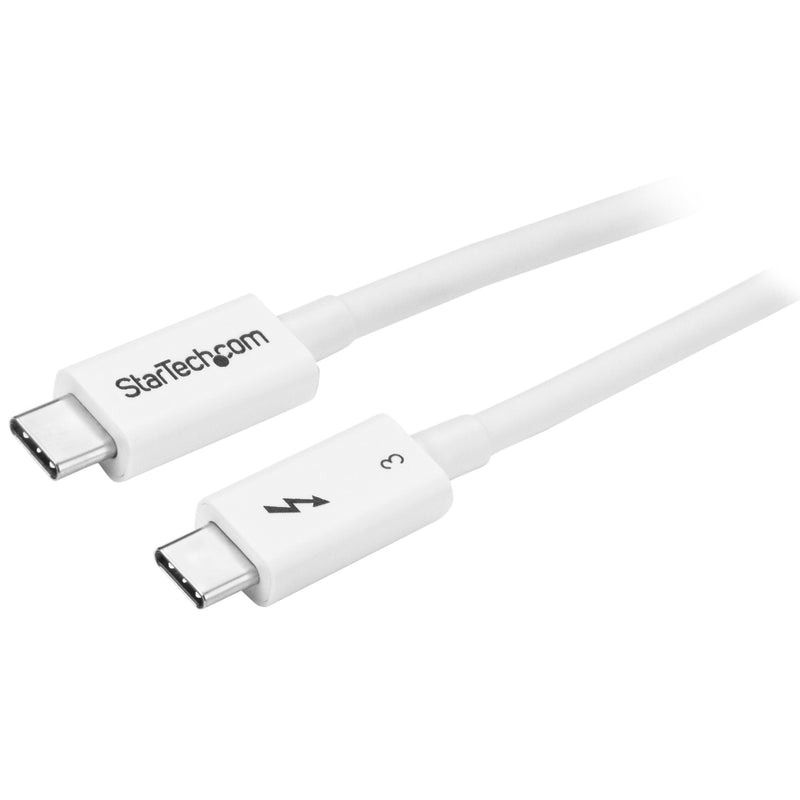 Cable 0.5M Thunderbolt 3 USB-C Cabl White Compatible DisplayPort