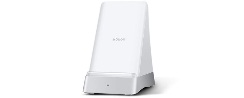 Honor Cargador Inalámbrico Supercharge Con Soporte Max. 100W), Blanco Y Plata Metalizado