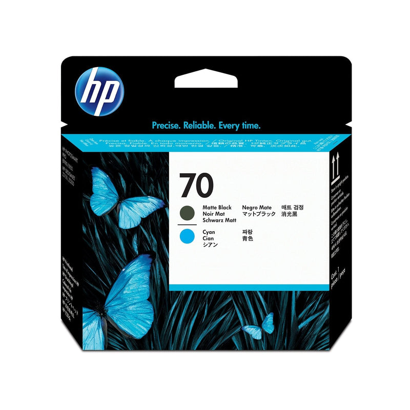 HP Head Gf Black/Cyan Nº70 Photosmart Pro/B9180 Designjet/Z3200