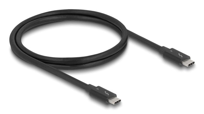 Delock Thunderbolt™ 4 Cable 40Gbps PD 3.1 240W 1M Black