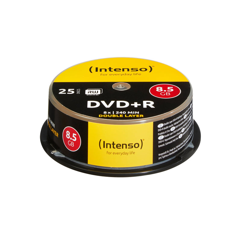 Intenso Dvd + R 8,5GB 25PCS Cakebox Double Layer 8X Retail