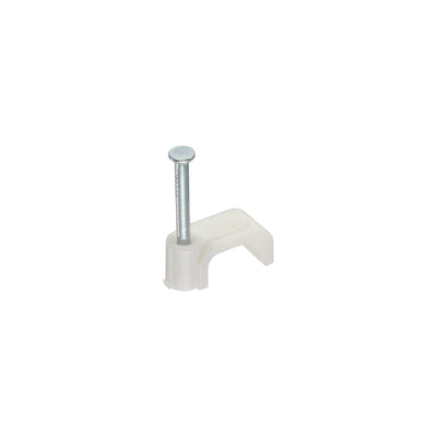 Inline 100 Units Pack Grapa Square 10MM White — image 1