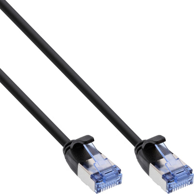 Inline Network Cable Slim Round U/FTP CAT.6A Black 7,5M — image 1