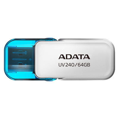 ADATA USB Flash Drive UV240 64GB USB 2.0 White — image 1