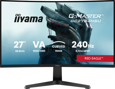 Iiyama Monitor 27 GC2784HSU-B1 16:9 2x HDMI + DP + 2x USB Curv — image 1