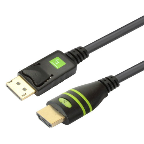 Techly Cable DisplayPort 1.1A HDMI Cable Black 1M — image 1