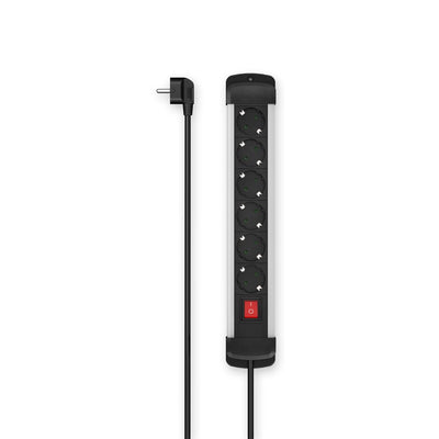 Hama 6-VÍAS Power Strip Plugs With Switch 3,0M Black — image 1
