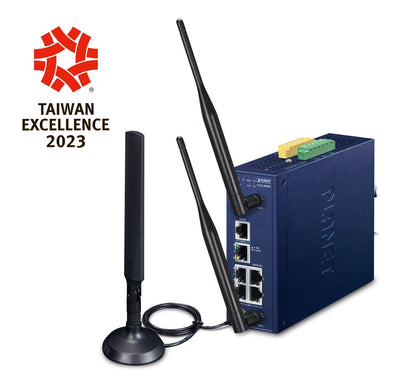 Planet Industrial 5-PORT Ge Lorawan WLAN Gateway LCG-300W-EU — image 1