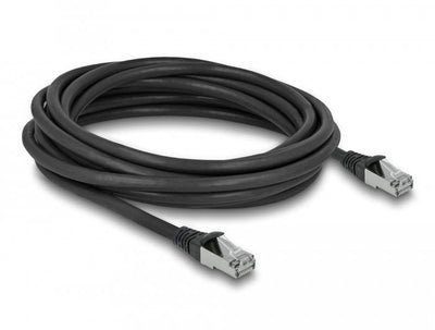 Delock RJ45 Network Cable CAT.6A S/FTP Pur Outdoor 5M Black — image 1