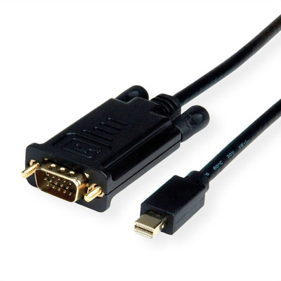 Roline 04/11/5975 1M Mini DisplayPort VGA (d-sub) Black — image 1