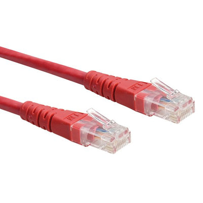 Roline Network Cable KAT.6 Class And UTP Red 1M — image 1