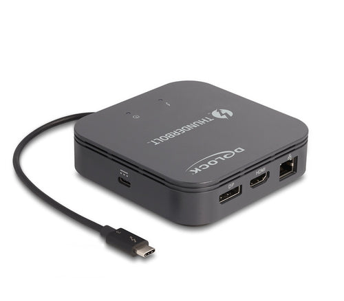 Delock 87789 Dockingstation Thunderbolt™ 3 8K - DisplayPort / HDMI / USB / LAN / Audio / PD 3.0 — image 1