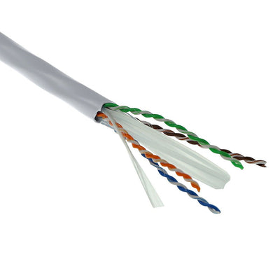 CAT.6A U UTP Solid Installation Cable Pvc Eca 23AWG Grey 305 Meter — image 1