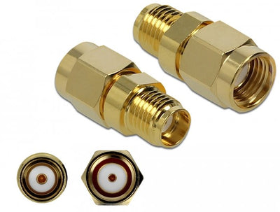 Delock Adapter Rp-sma Male a Sma Female 10GHZ — image 1