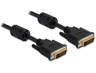 Delock Cable DVI 24 + 5 3M Black 60 HZ — image 1