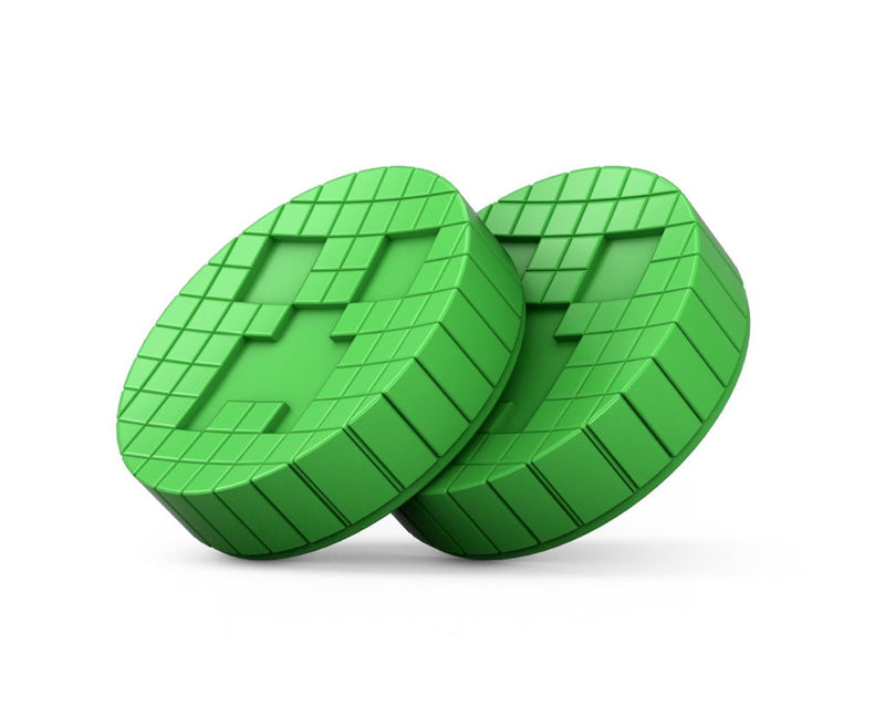 Steelseries Kontrolfreek No-slip Thumb Grips ? Creeper Edition Green 2 Pcs Nintendo Switch 2 Joy-cons / Pro Co