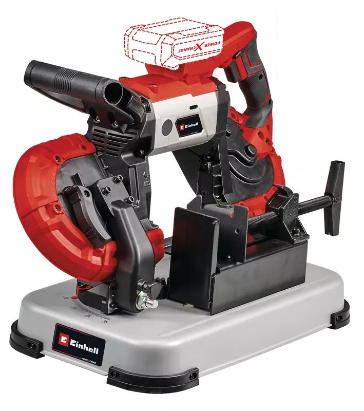 Einhell Saw Tape Wireless Te-mb 18/127 U Li-solo, 18 Voltios Red/Black Without Battery Ni Charger