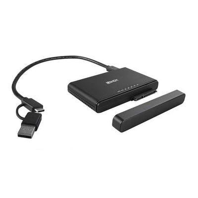 Lindy 43359 Base Connection Hard Drive USB 3.2 Gen 2 (3.1 Gen 2) Type-c Black — image 1