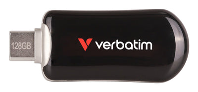 Verbatim Plectra Black 128GB USB-C Flash Drive 30225 — image 1