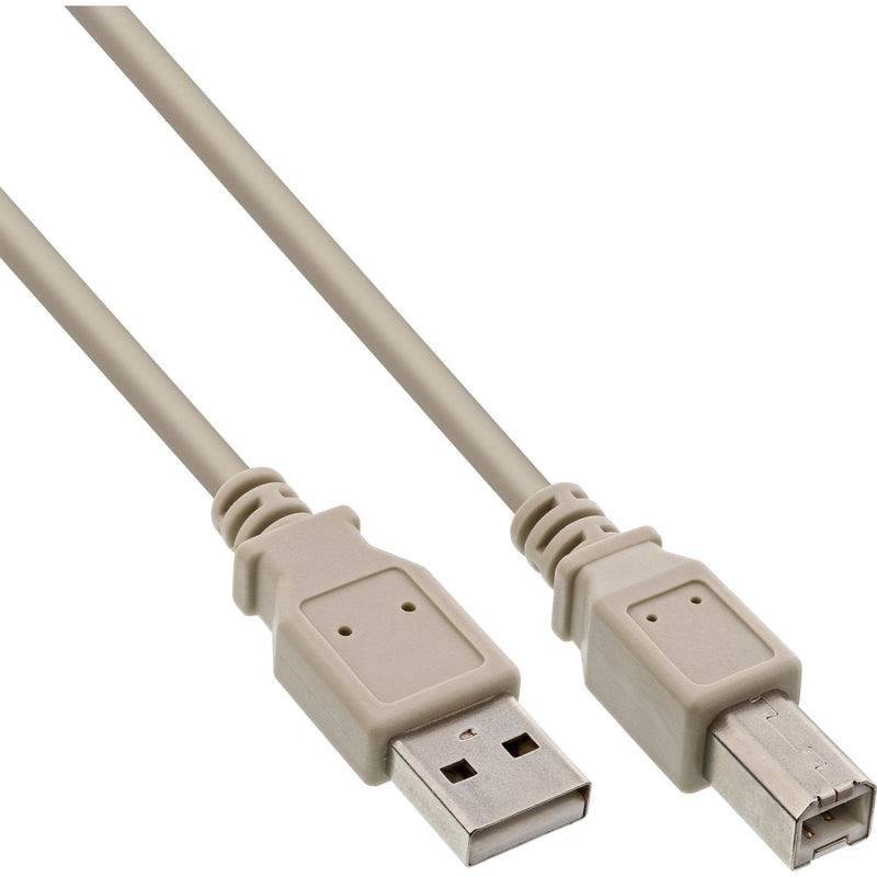 Inline Cable USB 2.0 Type a Male a Type B Male Beige 1M