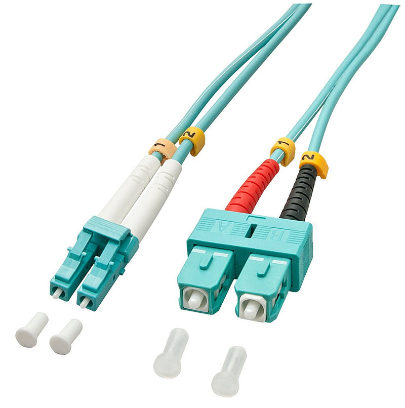 Lindy Cable Dúplex Fibre Optic Lc/Sc OM3 1M 50/125ÆM Multimode