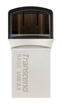 Transcend USB Flash Drive 64GB Jetflash 890 USB 3.1 Typ-c + Typ-a