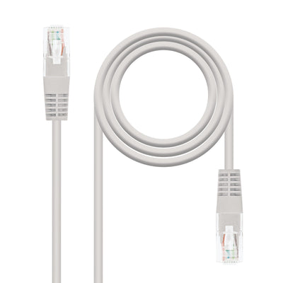 Nanocable Network Cable RJ45 Lszh CAT.6 UTP AWG24 3M - Grey — image 1