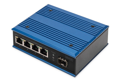 Digitus Switch Industrial PoE 4 Ports 10/100/1000BASE-TX+1000BASE-FX — image 1
