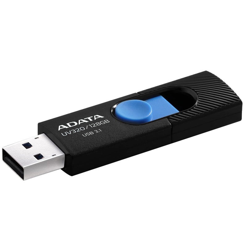 ADATA USB Flash Drive UV320, 128GB, USB 3.0, Black And Blue