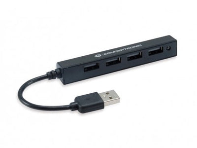 Conceptronic USB Hub 4PORT USB 2.0 Black — image 1