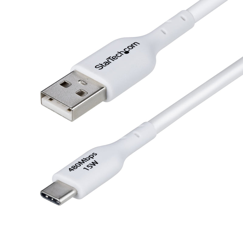 Cable Charger USB-A a USB-C 3M - USB-A a USB Type-c M/M - White