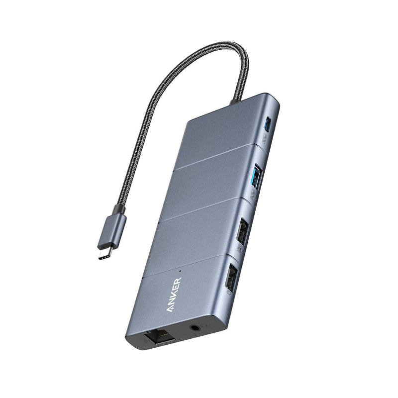 Anker 565 USB-C Hub (11-IN-1) 1 X 10Gbps USB-C 1 & USB-A 1 X HDMI 1 X DP 1 X 100W USB-C 1 X Ethernet 1 X Aux 1