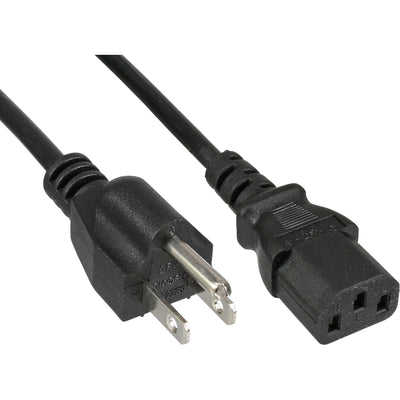 Inline Cable Power Plug Power Ee. Uu. a Connector IEC C13 3 Pines 18 Awg 1,8M — image 1