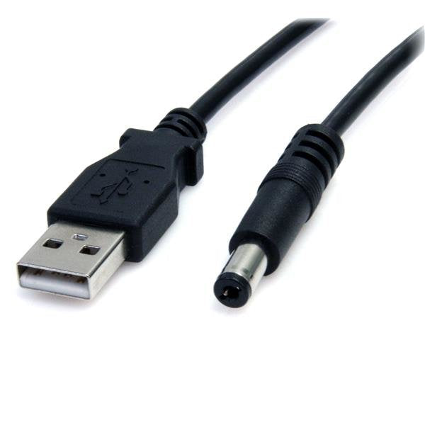 StarTech USB Cable 2.0A DC 5,5MM 0.90M Black USB2TYPEM