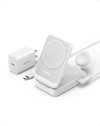 Anker Charger Magnetic Maggo 15W 3IN1 White — image 1